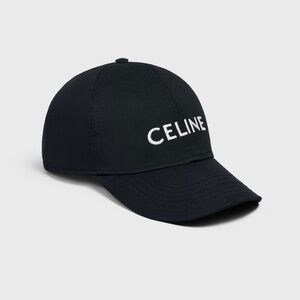 Celine Black Cap with Logo